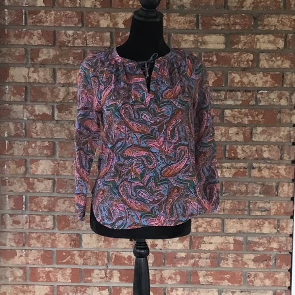 J. Crew Tops - J. Crew Silk Pullover Top